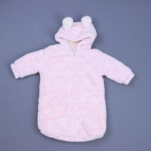Petit Monde Girls Pink Bunting size: 0-3 Months